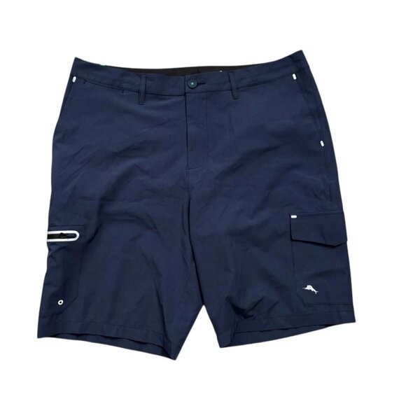 Tommy Bahama Cayman Isles IslandZone Cargo Shorts Mens 30 Ocean Deep 10” - Picture 7 of 11